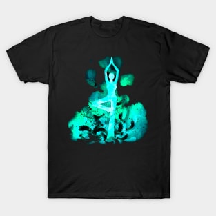 yoga turquoise inv T-Shirt